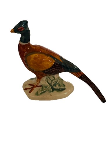 Vintage pheasant bird ceramic - pheasant,