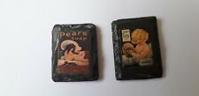 2 PEARS SOAP RETRO FRIDGE MAGNETS - approx 2ins x 1.5 ins.