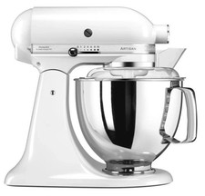 KitchenAid Artisan Series 5-Quart Tilt-Head Stand Mixer – White Model 5KSM150PS