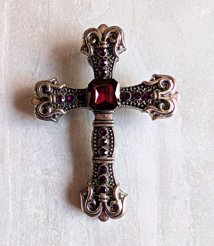 Vintage gothic silver tone - silver,
