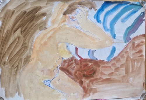 Nude female original - nude, female,