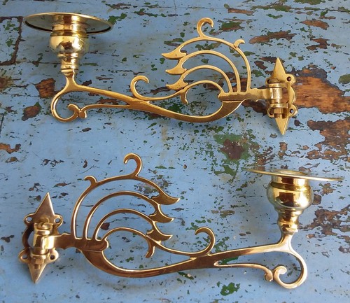 Antique vintage brass piano - brass,