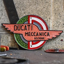 Ducati vintage style cast iron - ducati,