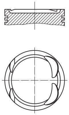 Mahle 004 piston fits - 06, 00