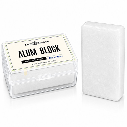 Natural alum block plastic - block,
