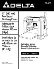 Delta 13" Finishing Planer