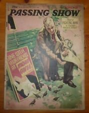 THE PASSING SHOW No 331 Vol 7 23RD JULY 1938 OLD MAN ON A BENCH FEEDING BIRDS