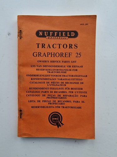 Nuffield tractor graphoref - nuffield, 25