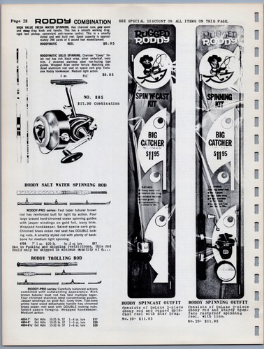 1965 roddy fishing reels - 1965,