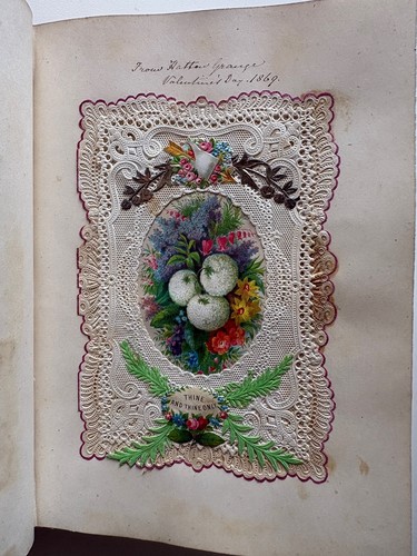 Victorian greeting card - 47, x