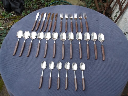 Piece vintage cutlery set - vintage,