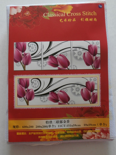 Classical printed cross - , stitch
