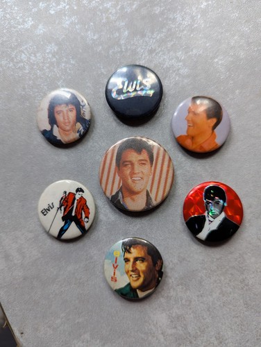 Vintage elvis pin - 80's,