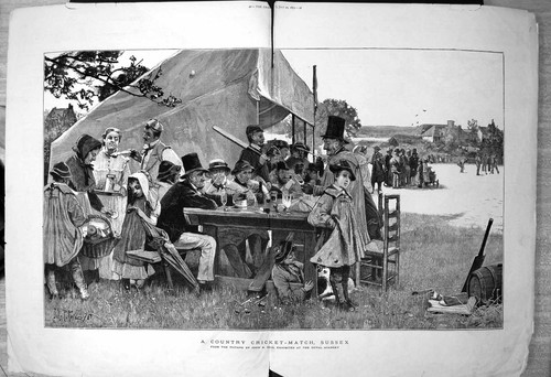 Old country cricket - country, match