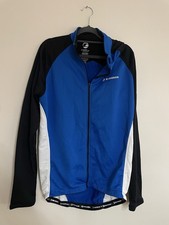 Tenn long sleeve cycle jersey Winter blue white large