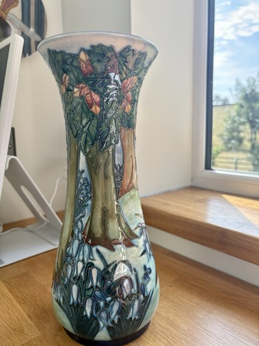 Moorcroft new forest vase - moorcroft,