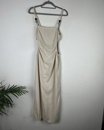 Zara beige linen blend - beige,