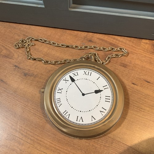 Large clock necklace - clock, hop