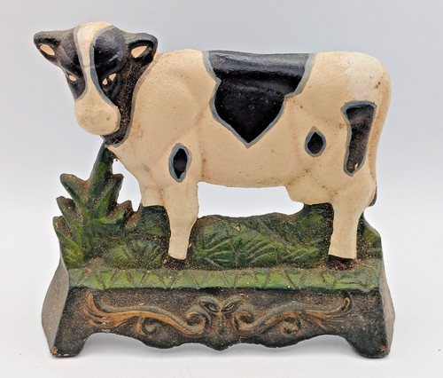 Cast iron cow door - iron,