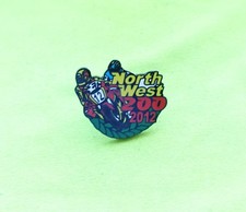 2012 NW200 North West 200 Supporters Club Motorcycle bike badge pin lapel