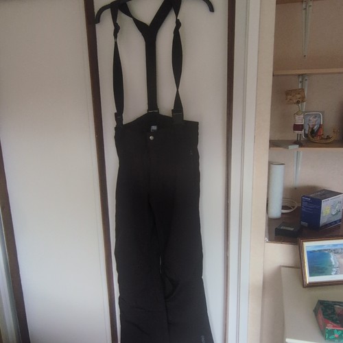 Size black ski salopette - w,