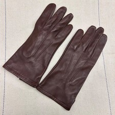 BROWN OFFICERS GLOVES - Size