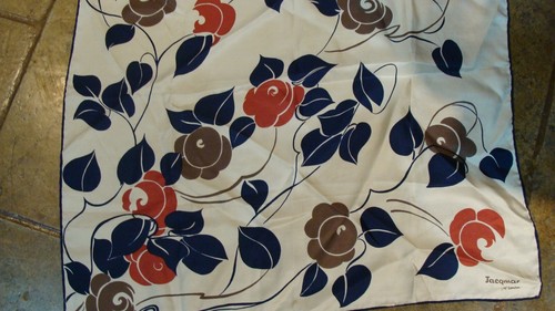 Jacqmar pure silk scarf - ', scarf,