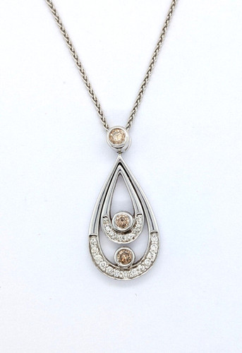 18ct white gold cognac - white, &