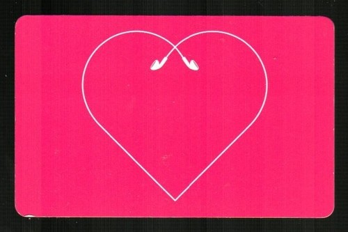 Itunes pink earbud heart - pink,