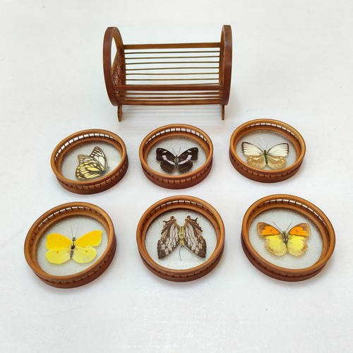 Vintage bamboo butterfly - vintage,