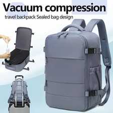 Vacuum compression backpack/cabin bag with a pump Ryanair/EasyJet/Wizzair