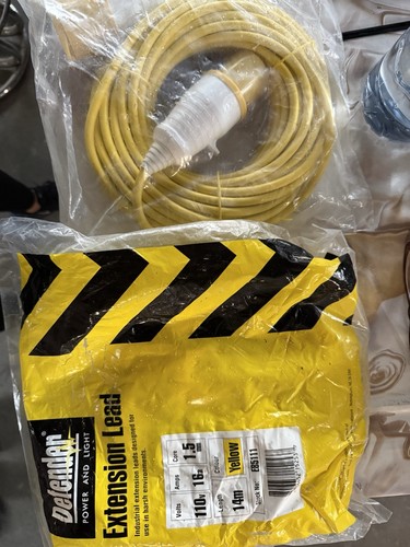Extension lead 110v yellow - 110v,
