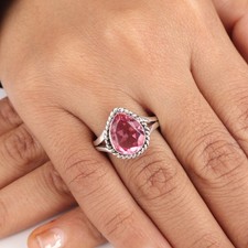 Pink Tourmaline Gemstone 925