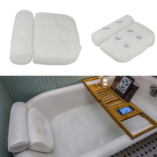Luxury mesh bath pillow - bath, spa