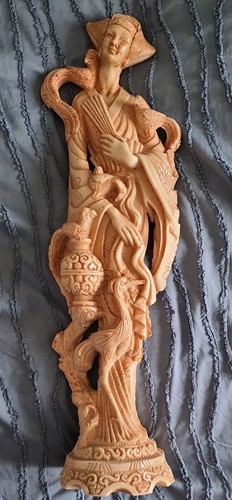 Large vintage cast stone - large,