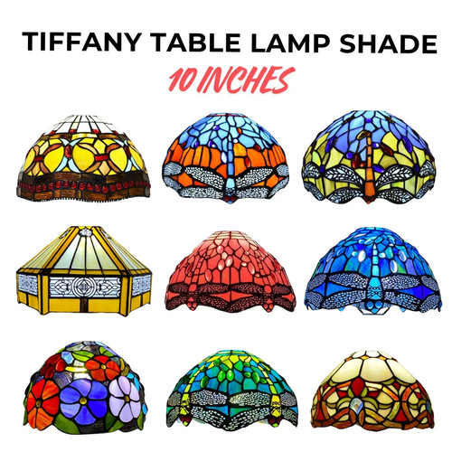 Tiffany style 10inch handmade - tiffany,