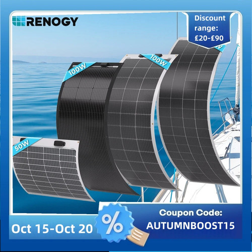 Renogy 50w 100w - 200w, solar