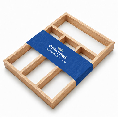 Wooden cutlery drawer - wooden,