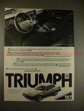 1976 Triumph TR7 TR-7 Car Ad