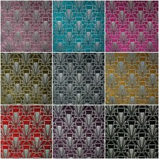 Gatsby Art Deco Fabric Velvet