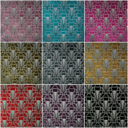 Gatsby art deco fabric - art,