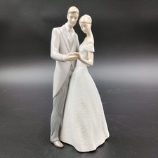 LLADRO #8107 Together Forever Bride Groom Figurine 2004 No Box