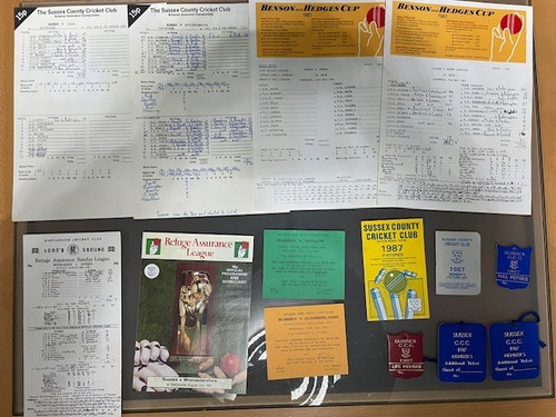 Sussex county cricket 1987 - cricket,