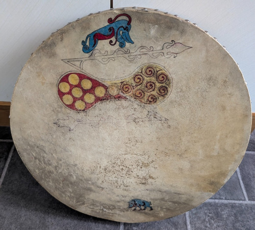 Shamanic goat skin - 18",