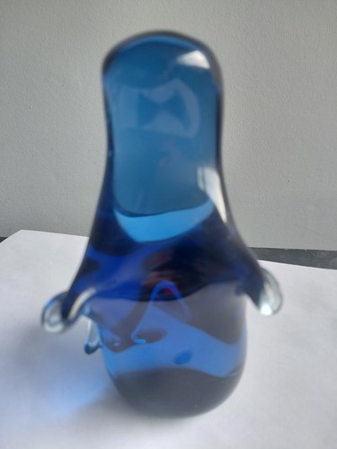 Wedgwood blue glass otter