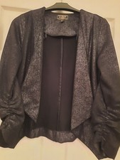 LADIES LIPSY BLACK METALLIC