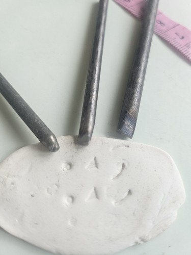 Metal stamp punch - x,