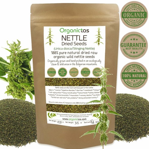 Organic stinging nettle - nettle, seeds