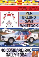 DECAL TOYOTA CELICA TWINCAM