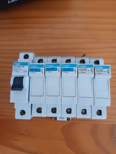 Hager fuse carrier l113 - ,